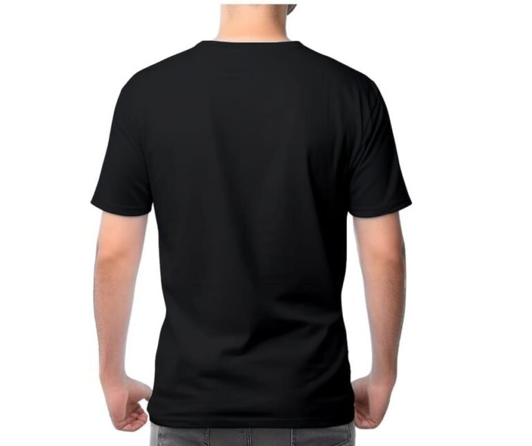 Man's cotton Round Neck T-shirt - Image 4