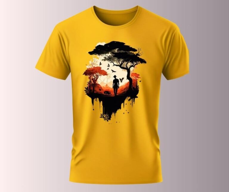 Man's cotton Round Neck T-shirt - Image 14