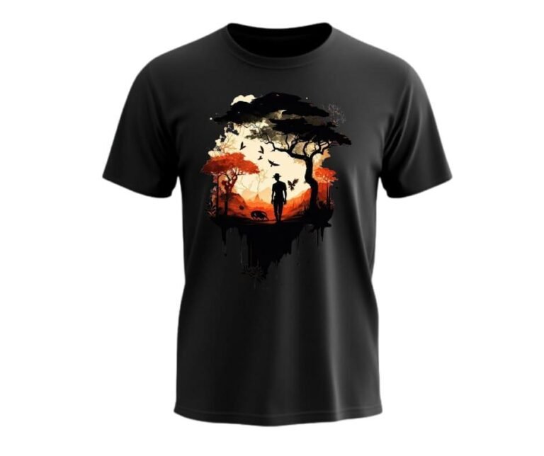 Man's cotton Round Neck T-shirt - Image 16