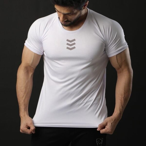 Men's fit plain T-shirt - Image 3