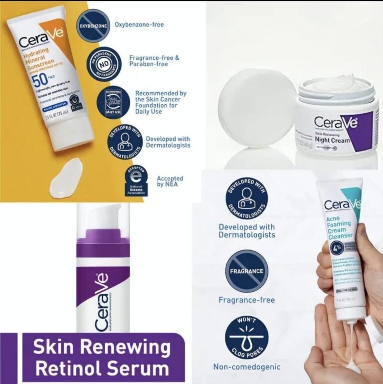 4 in 1 Ultimate Skin care, Night cream, Facial cleanser, Sunscreen, Serum, - Image 2