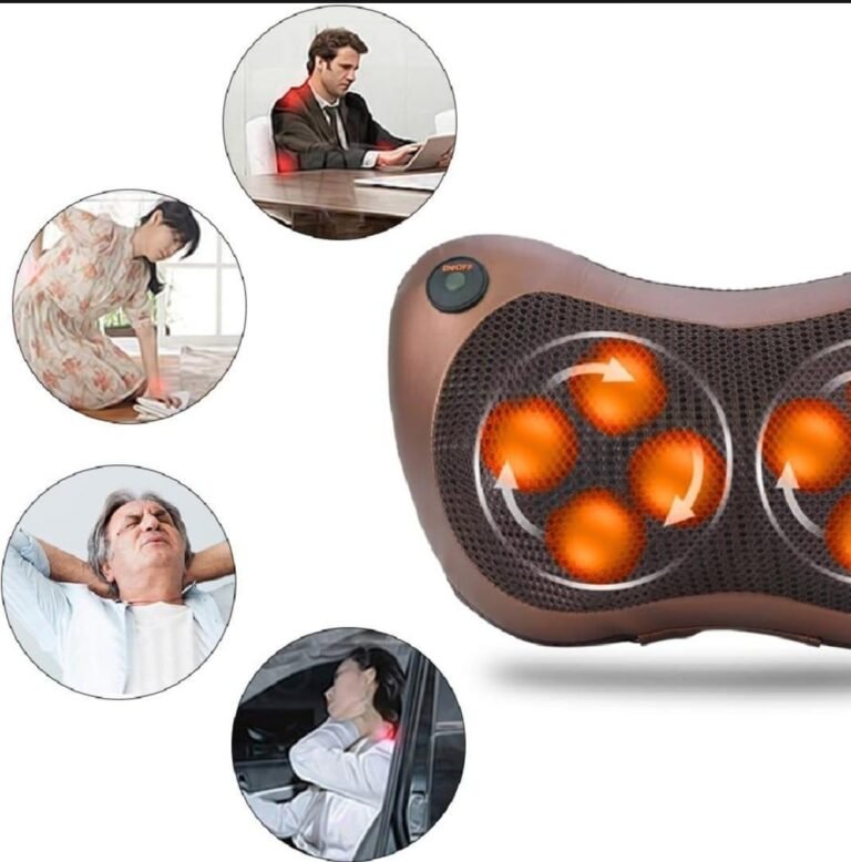 Electrical Lumber Neck Back Massager Pillow