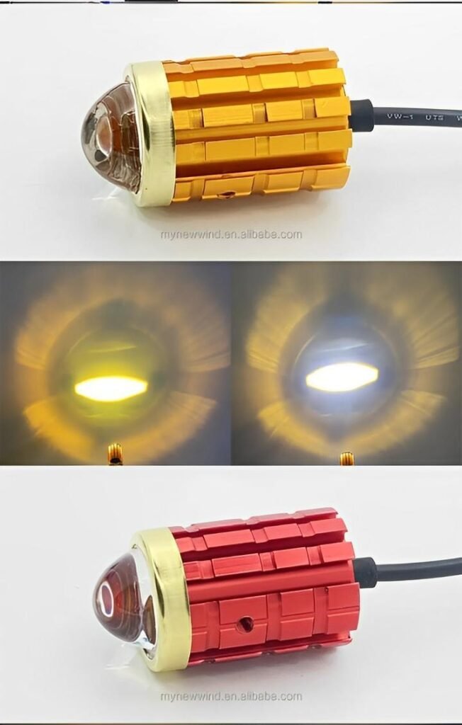 Color Head Lights+Flasher Indicator 5 PCs lights Multicolor LED - Image 9