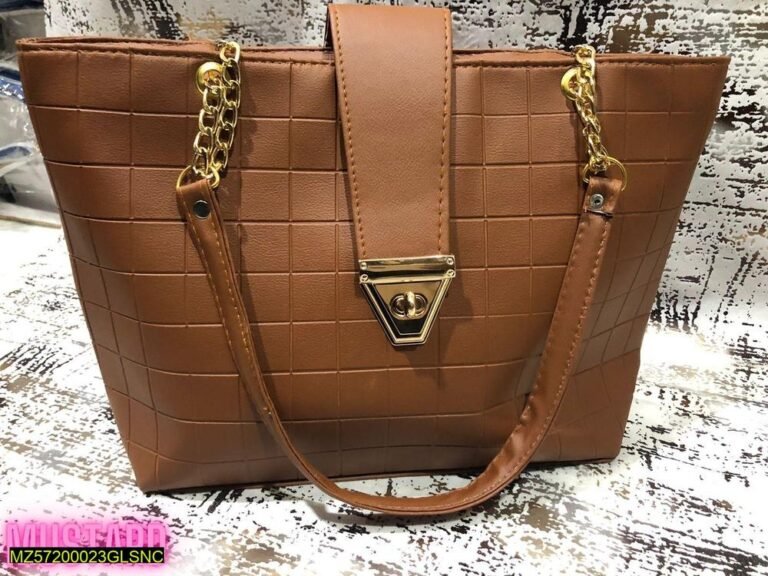 Woman's Leather Textured shoulder Bag - Image 6