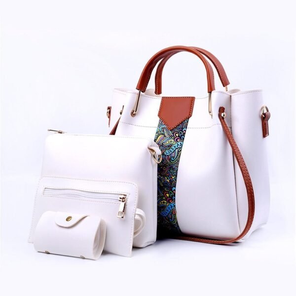 Woman's Leather Textured shoulder Bag - Image 7