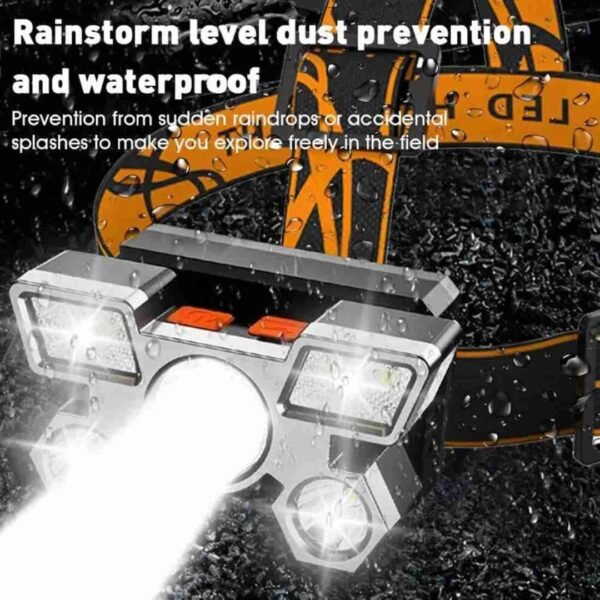 Solar + Electric Rechargeable Head LED light - Image 5