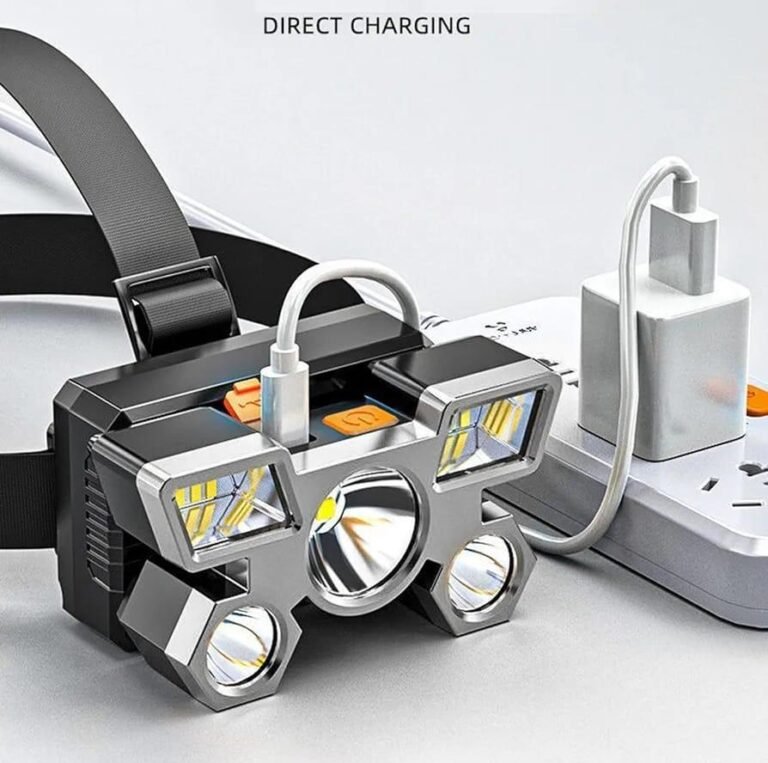 Solar + Electric Rechargeable Head LED light