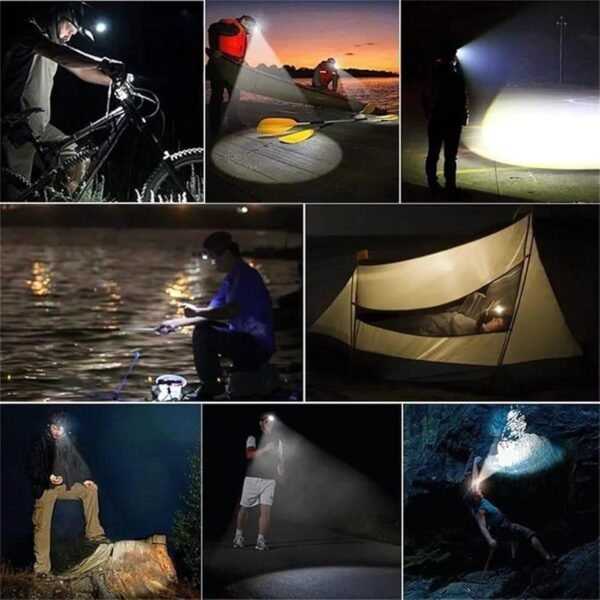 Solar + Electric Rechargeable Head LED light - Image 2