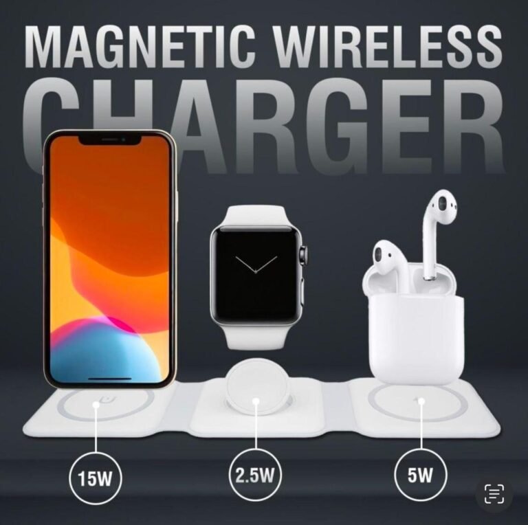 3 in 1 wireless fast charger pad power Hun magnetic Hub - Image 7
