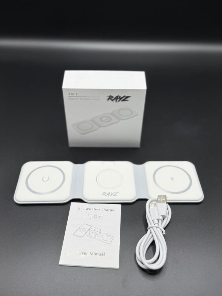 3 in 1 wireless fast charger pad power Hun magnetic Hub - Image 6