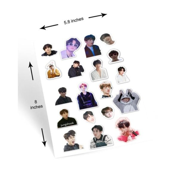 JK BTS Meyongseok stickers