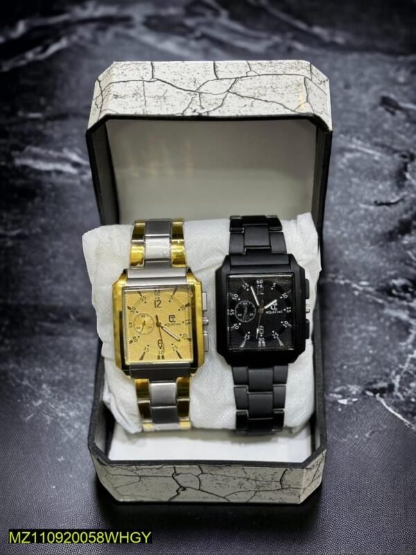 Man's Square Analog ⌚ watch