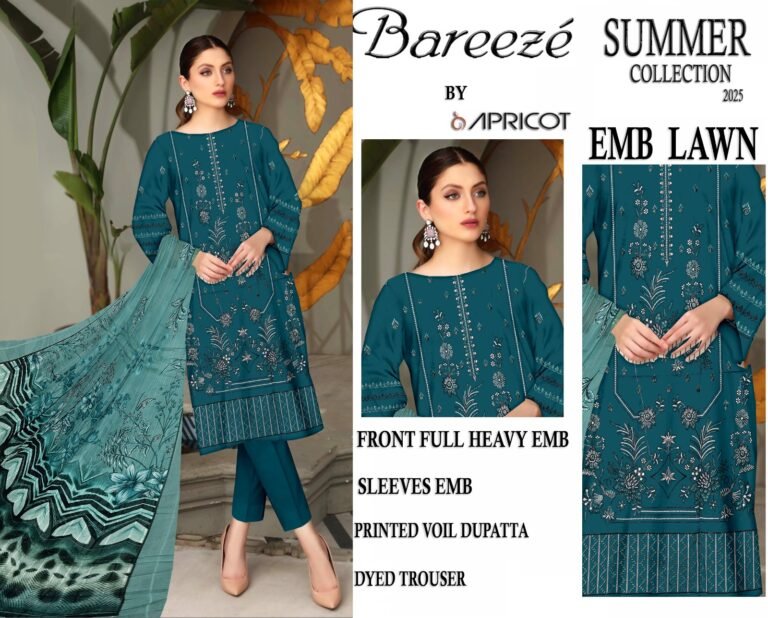 BAREEZE BRAND PARTY COLLECTION womans 3 PCs Suits
