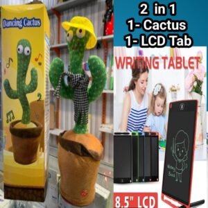 2 in 1 Dancing Cactus & Writing LCD baby kids