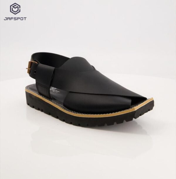 Jafspot -Mans Signature Peshawari Chappal/sandal JF031 - Image 5