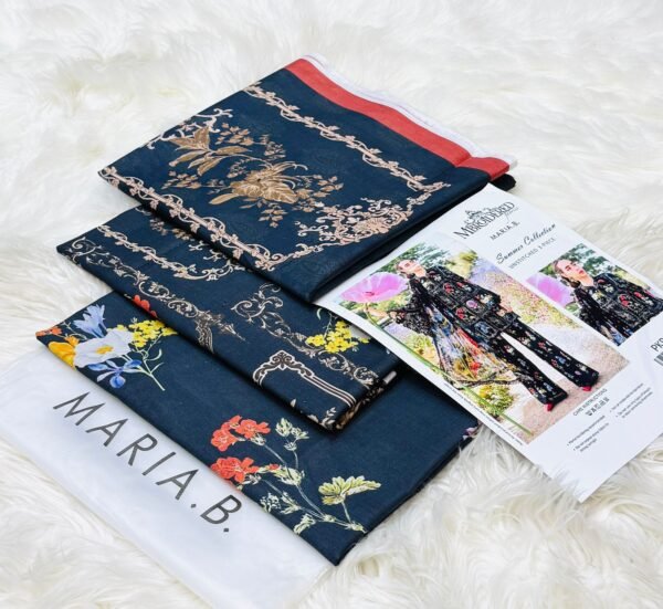 Maria.B All Over Printed 3pc Lawm Collection Fabric Lawn - Image 5