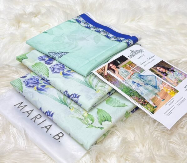 Maria.B All Over Printed 3pc Lawm Collection Fabric Lawn