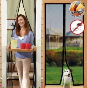 Magic Meshes Magnetic Screen Door pack of 3 (Black)